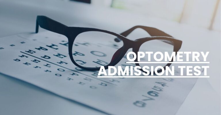 Optometry Admission Test Feature Image